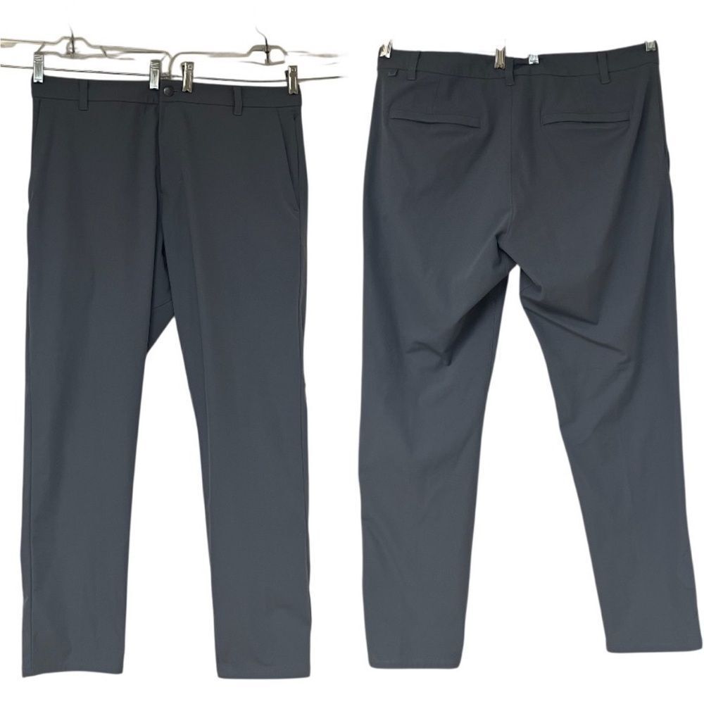 LULULEMON Grey ABC Pants Classic Fit Five Pockets Mens Size 36 LM5AEXS - Picture 10 of 10